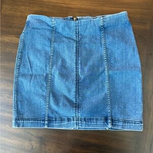 Free people Denim Skirt